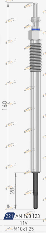  A-N PARTS 160 123
